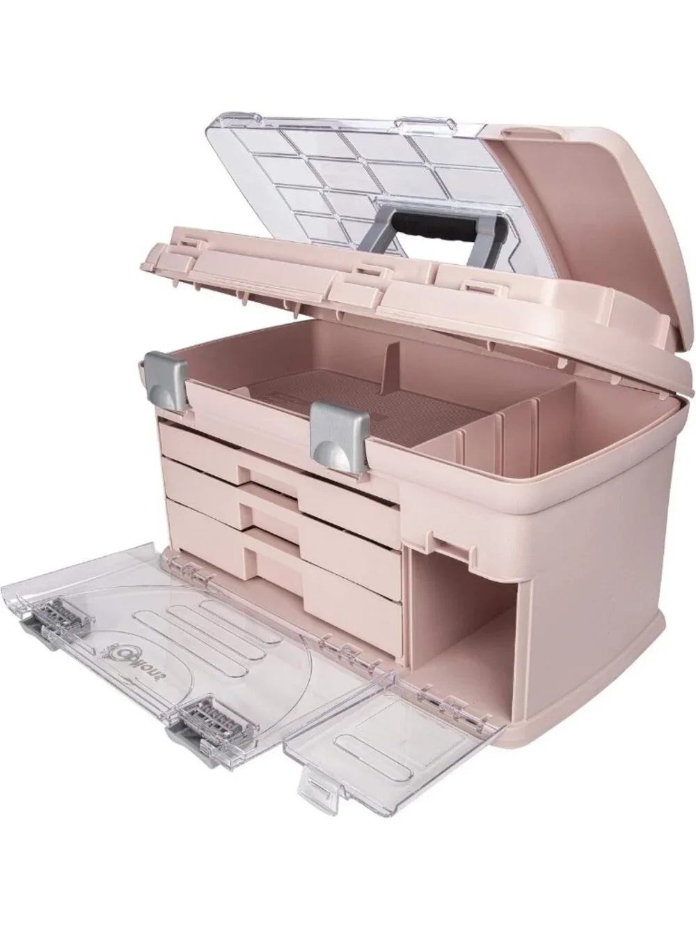 Large 3-Drawer Organizer with 2 Small Utility Stows for Crafts, Jewelry & More